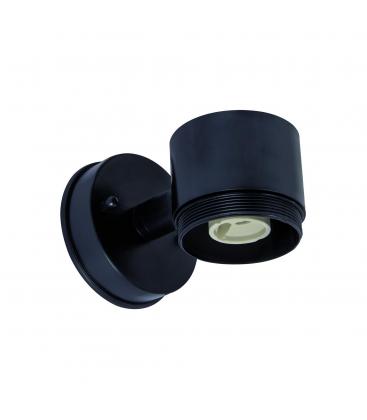Luminaria GU10 negra antipolvo para fachadas exteriores 12845-37140