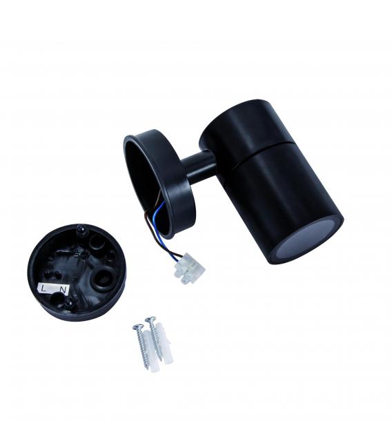 Dustproof Black GU10 Outdoor Facade Luminaire – photo