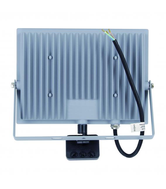 Faretto LED con sensore di movimento 100W Grigio CW – Foto