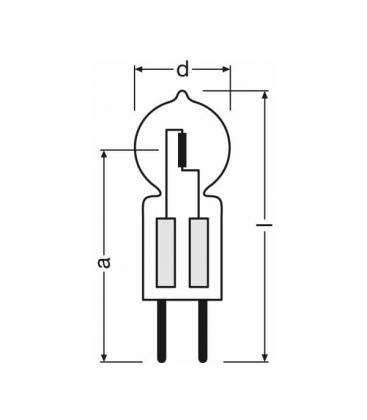 Lampadina alogena Halostar ECO 64429 12V 25W GY6.35 6116-3723