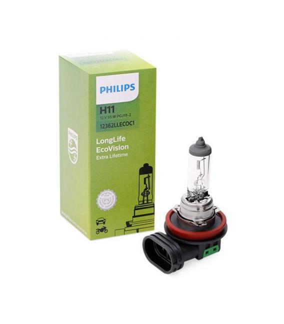 H11 55W 12V PGJ19-2 LongLife EcoVision Car Bulb – photo