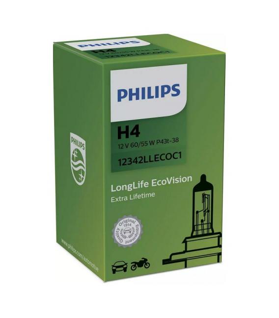 Car Bulb H4 60/55W LongLife EcoVision - Tuning – photo