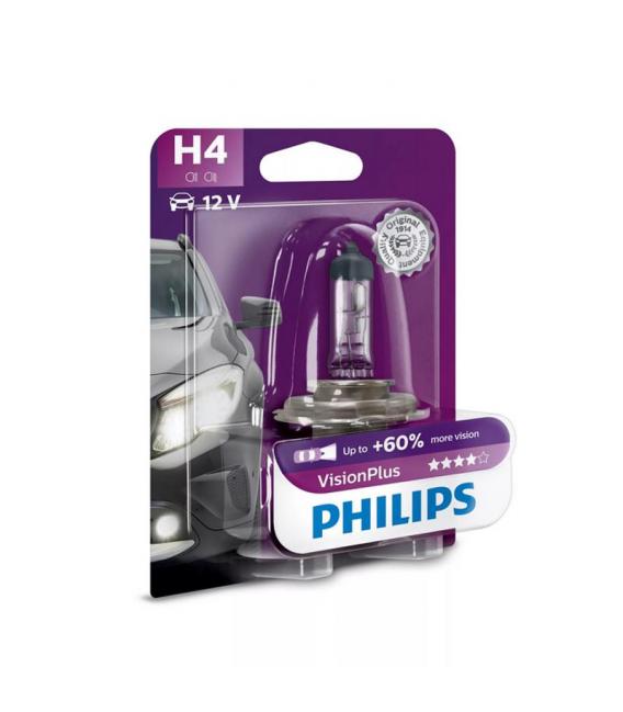 Bombilla coche H4 60/55W 12V P43t Vision Plus - Tuning – foto