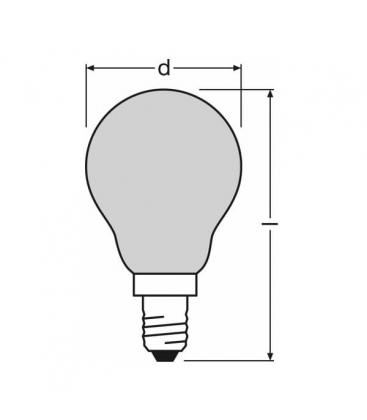 Lampadina colorata verde Decor P 11W E14 136-379