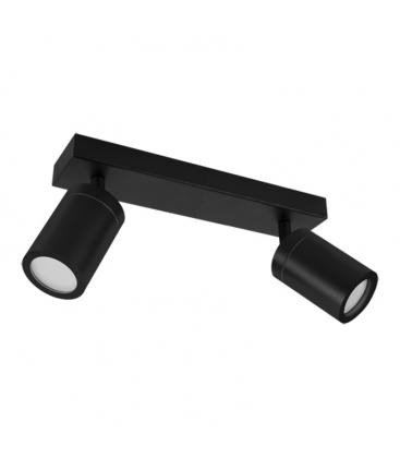 Luminaire noir TENOR GU10 2L Une solution d'éclairage unique 13491-37961