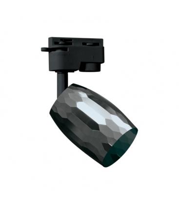 SEZAM GU10 Black Premium Track Light Luminaire 13524-37997