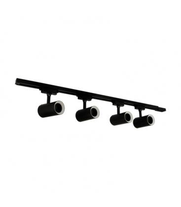 Noir LUTER TRA 4xGU10 - Luminaire de piste haut de gamme 13532-38009
