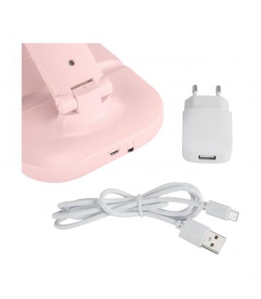 ZET Lampe de bureau LED rose - Luminosité réglable, contrôle tactile des couleurs 13564-38119