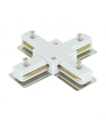 Bianco CONNECTOR X Sistema a binario premium per apparecchi d'illuminazione 13598-38201