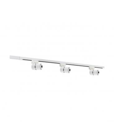 DIOR 3XGU10 Luminaire de piste blanc chrome Illuminez avec élégance 13600-38203