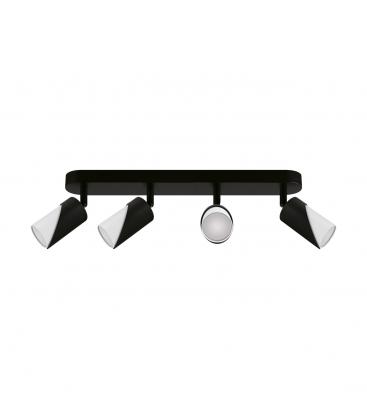 ZEBRA SPT GU10 4L Black White Luminaire Unique 13618-38222