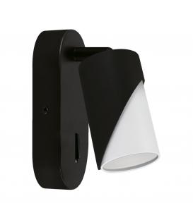 ZEBRA WLL GU10 negro / blanco, con interruptor