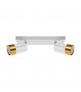 PUZON SPT GU10 2L blanco / dorado