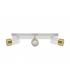 PUZON SPT GU10 3L blanco / dorado 13627-38231