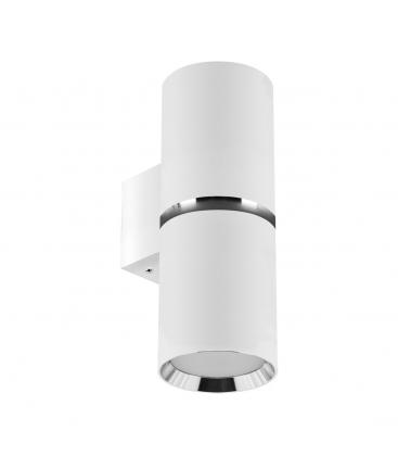 Dior WLL 2XGU10 Blanc Chromé Luminaire unique Up Down 13649-38255