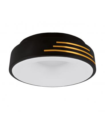 Apparecchio LED a soffitto LIBRUS C 24W NW Nero Oro 13651-38257