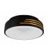 LED LIBRUS C 24W NW - black / gold, neutral white light 13651-38257