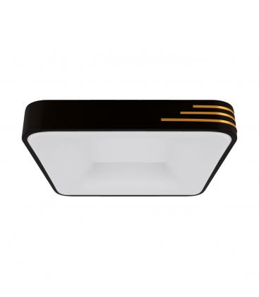 Stropna LED svetilka LIBRUS D 24W NW črna zlata 13652-38258