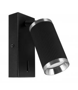 FRIDA WLL GU10 noir / chrome - avec interrupteur