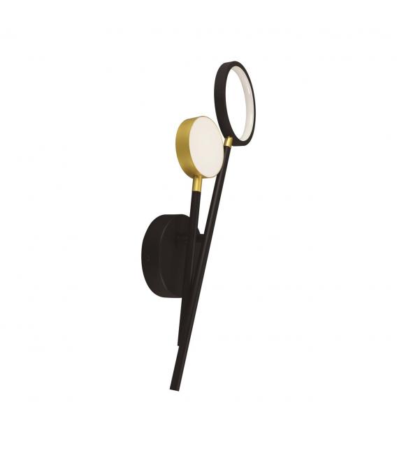 Wall LED luminaire OMEGA LED V 10W black / gold NW – photo
