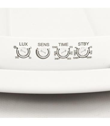 Plafoniera LED con sensore di movimento 15W NW 13696-38363