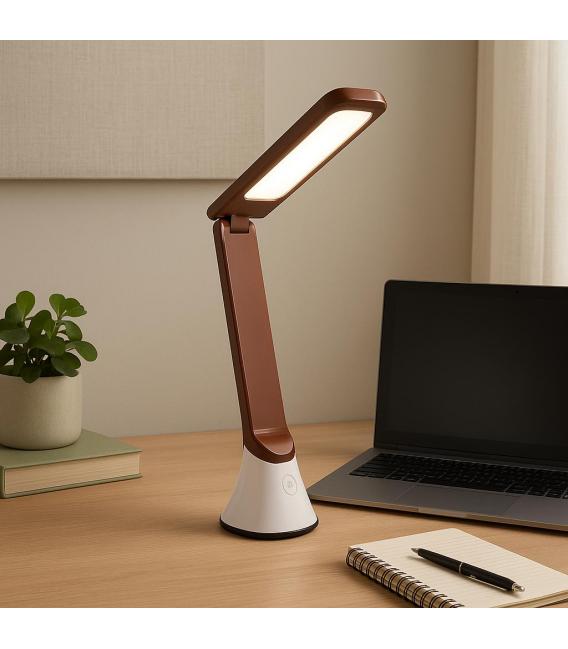 GIBON LED-Schreibtischlampe - einstellbare Helligkeit und weißes Licht – foto