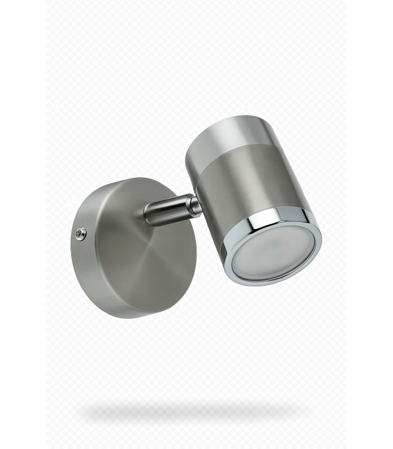 Luminaria OLAF GU10 1C - Cromo/Acabado Cromo Mate – foto