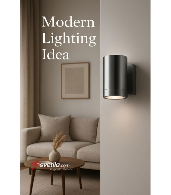 Dustproof ASTER GU10 Inox Outdoor Luminaire – photo