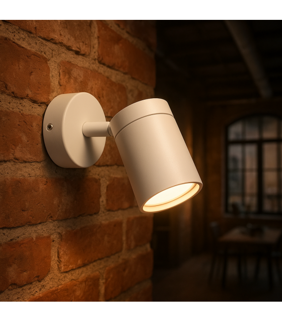 Apparecchio TENOR GU10 1C bianco - Soluzione illuminotecnica elegante – Foto