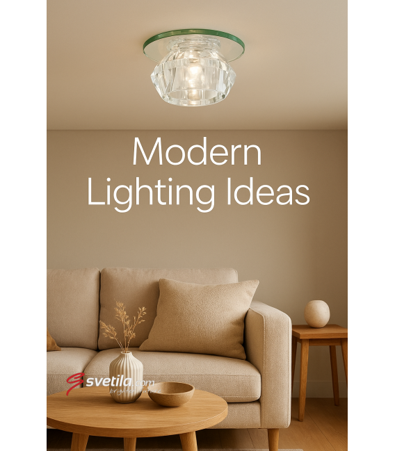 Luminaire encastré Crystal MIRA C G4 Clair (HL801) – Photo