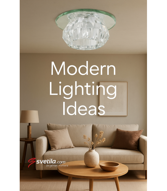 Luminaire encastré Crystal MIRA C G4 Clair (HL801) – Photo