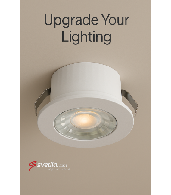 Water-Resistant LED Recessed Luminaire - White NW – photo