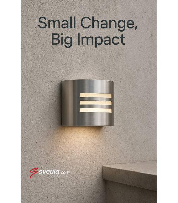 Apparecchio a soffitto antipolvere MANGO-2 HL238 15W - Illuminazione per facciate esterne – Foto