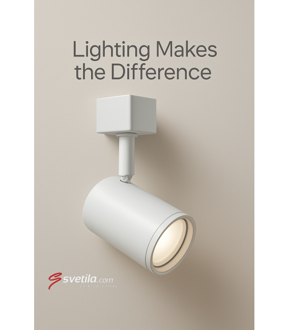 HAGA GU10 Blanco - Luminaria de carril Premium – foto