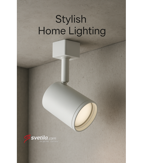 HAGA GU10 Blanco - Luminaria de carril Premium – foto