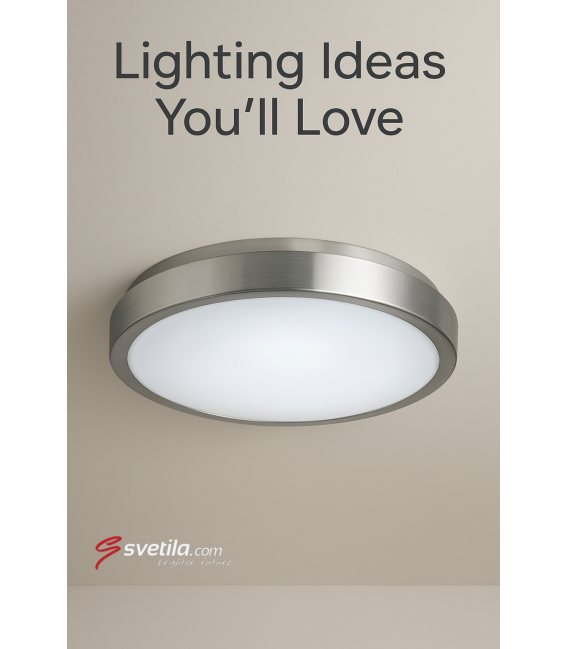 Ceiling LED Luminaire ALEX C 12W NW - Water-Resistant IP44 – photo