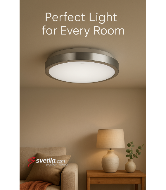 Luminaire plafonnier à LED ALEX C 12W NW - Résistant à l'eau IP44 – Photo