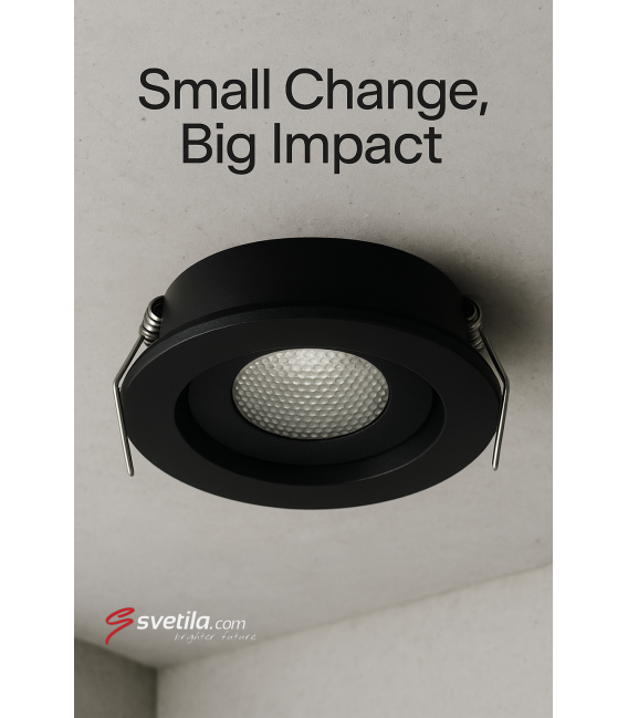 MATI C 1.5W NW LED Recessed Light Decorative Black – photo