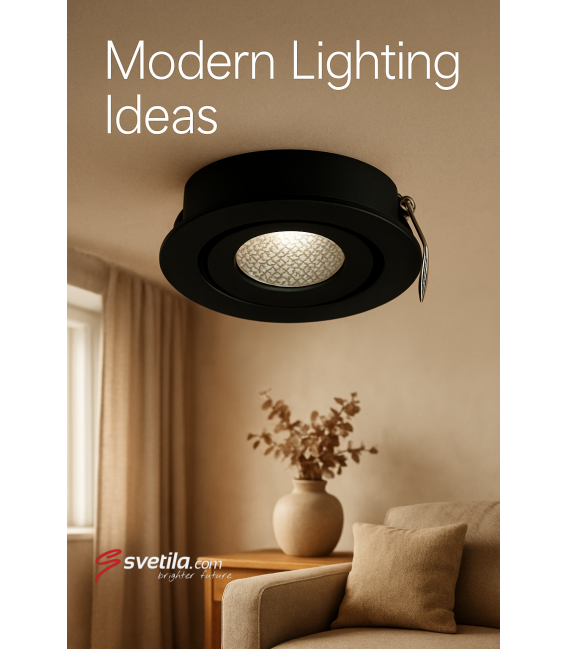 MATI C 1,5W NW Luce da incasso LED Nero decorativo – Foto