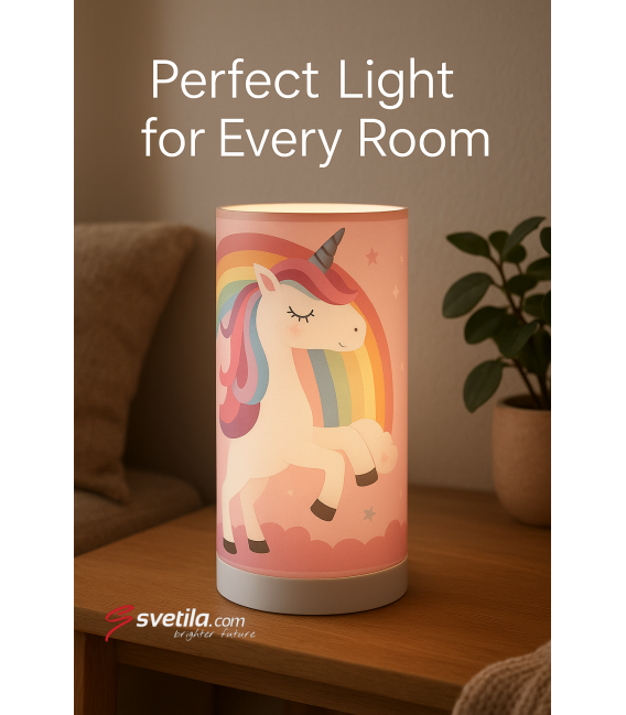 Unicorno MILA LED 3W Gros - Lampada da tavolo unica nel suo genere – Foto