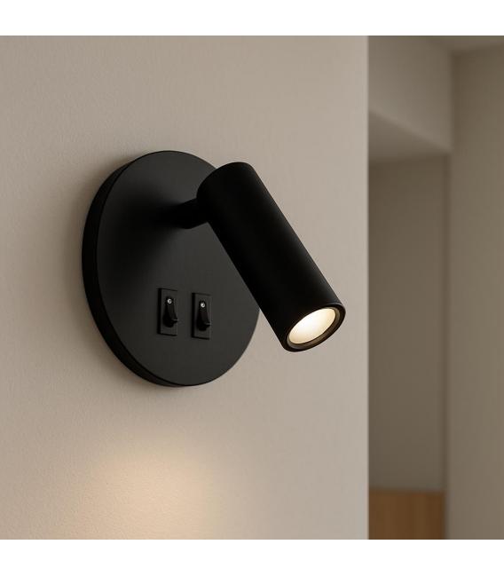 OTELLO C črna LED svetilka - 6W in 3W svetilka – fotografija