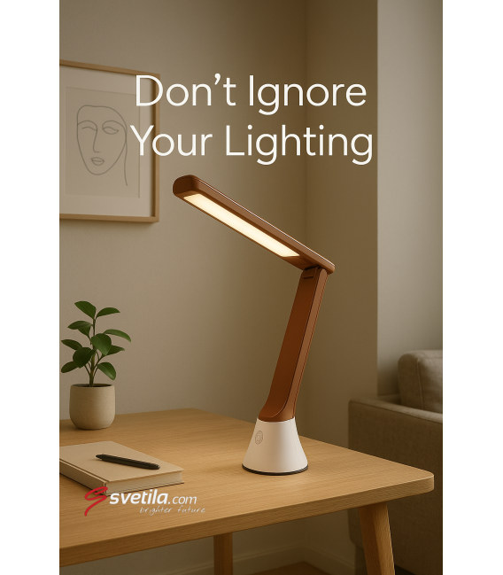GIBON Lampe de bureau LED - Luminosité réglable et lumière blanche – Photo