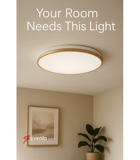 Plafonnier LED LINUS C 12W NW - Éclairage moderne – Photo