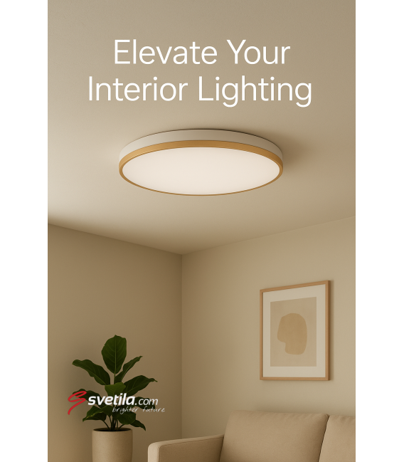 Plafonnier LED LINUS C 12W NW - Éclairage moderne – Photo