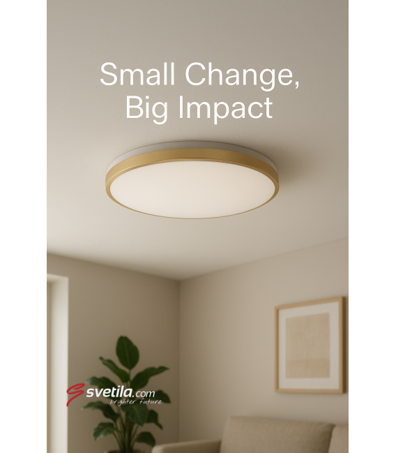 Plafonnier LED LINUS C 12W NW - Éclairage moderne – Photo