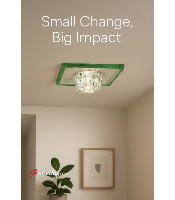 Luminaire encastré MIRA D G4 Clair (HL800) 12V 20W Lumière blanc chaud – Photo