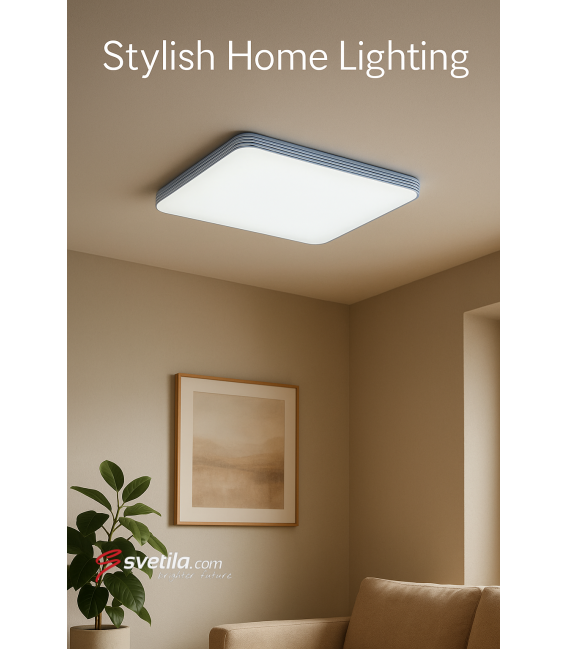 Ceiling LED Luminaire ADIS D Slim 28W NW IP44 - Water-Resistant – photo