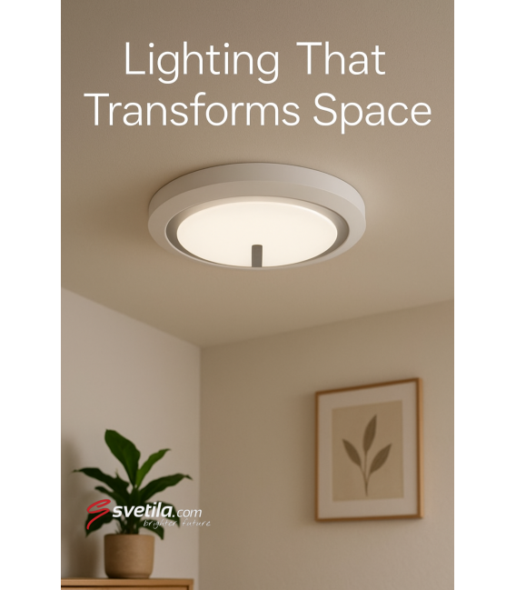 Ceiling LED Luminaire FALON C 48W NW - Black Light – photo