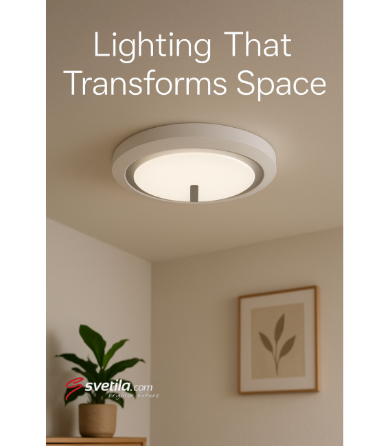 Luminaria LED de techo FALON C 48W NW - Luz negra – foto