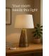 Tischleuchte MAGDA E27 gold / beige 12872-38691